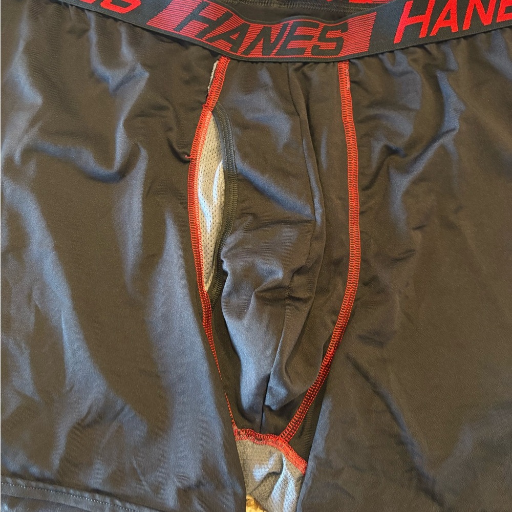 Hanes X-Temp Black Boxer Brief Bundle